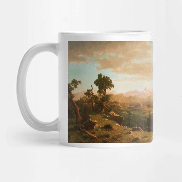 Wind River Country by Albert Bierstadt by Classic Art Stall